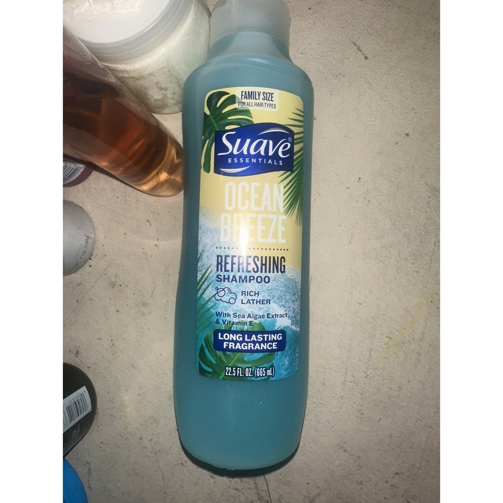 Suave Essentials Ocean Breeze Refreshing Shampoo, 22.5 Fl Oz